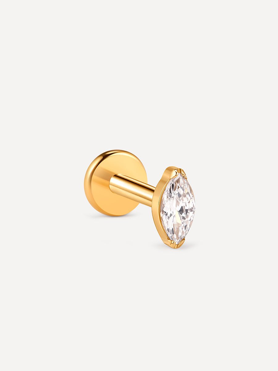 MARQUISE Spark Titan Piercing Gold-Shopicrush