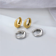 Minimalist Flowing Line Earrings - icrush - schmuck