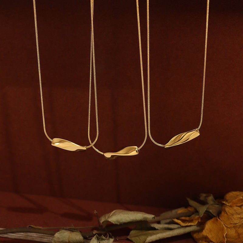 Minimalist Flowing Necklace - icrush - schmuck