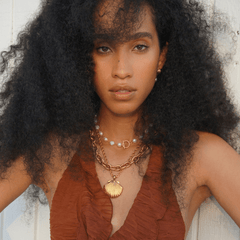 Natalia Oversized Shell Pendant Kette - icrush - schmuck