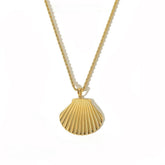 Natalia Oversized Shell Pendant Kette - icrush - schmuck