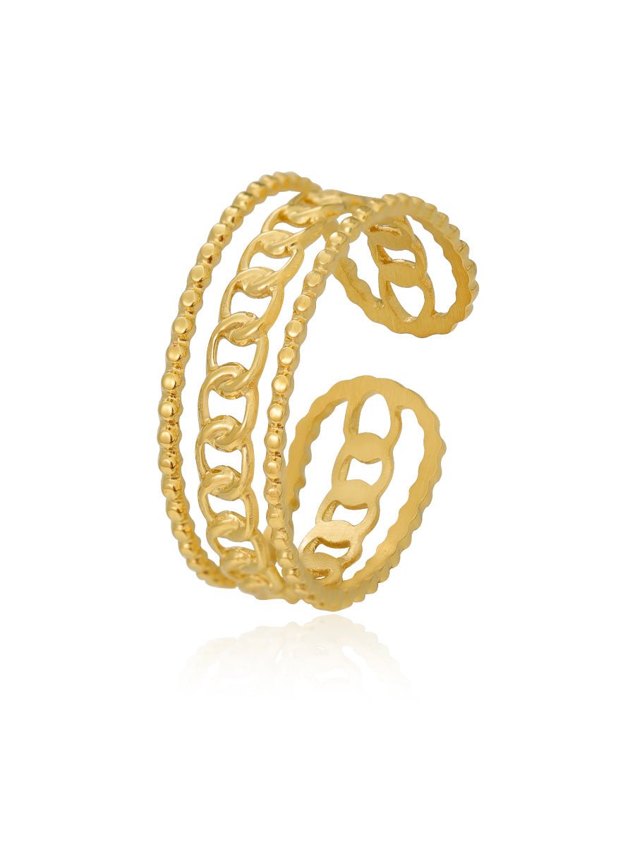 Noble Path Ring Gold-Shopicrush