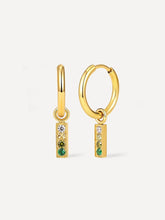 Olive Green Dawn Ohrringe Gold-Shopicrush