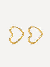 Open My Heart Ohrringe Gold - icrush - schmuck