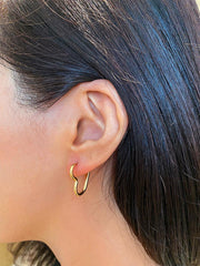 Open My Heart Ohrringe Gold - icrush - schmuck