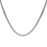 Panzerkette (3mm) aus 925er Sterlingsilber, Rhodiniert - icrush - schmuck