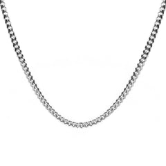 Panzerkette (3mm) aus 925er Sterlingsilber, Rhodiniert - icrush - schmuck