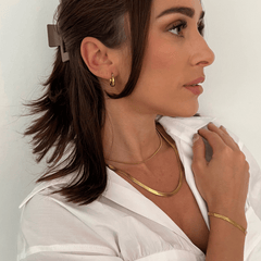 Paola Herringbone Chain Kette Gold - icrush - schmuck