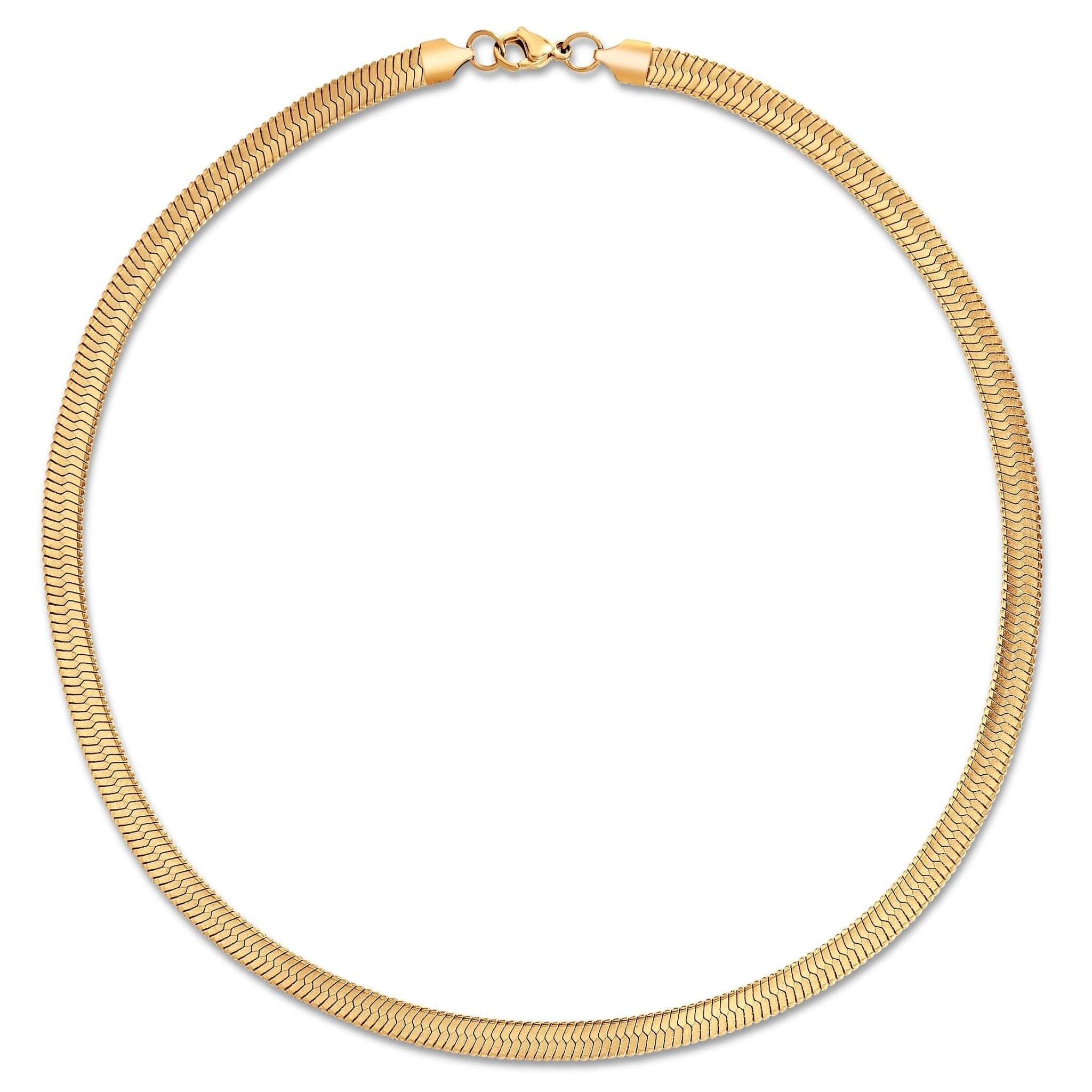 Paola Herringbone Chain Kette Gold - icrush - schmuck