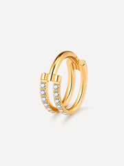 Parallel Shine Titan Piercing Gold-Shopicrush