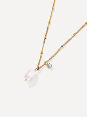Pearl n Spark Kette Gold-Shopicrush