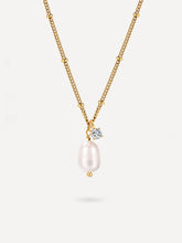 Pearl n Spark Kette Gold-Shopicrush