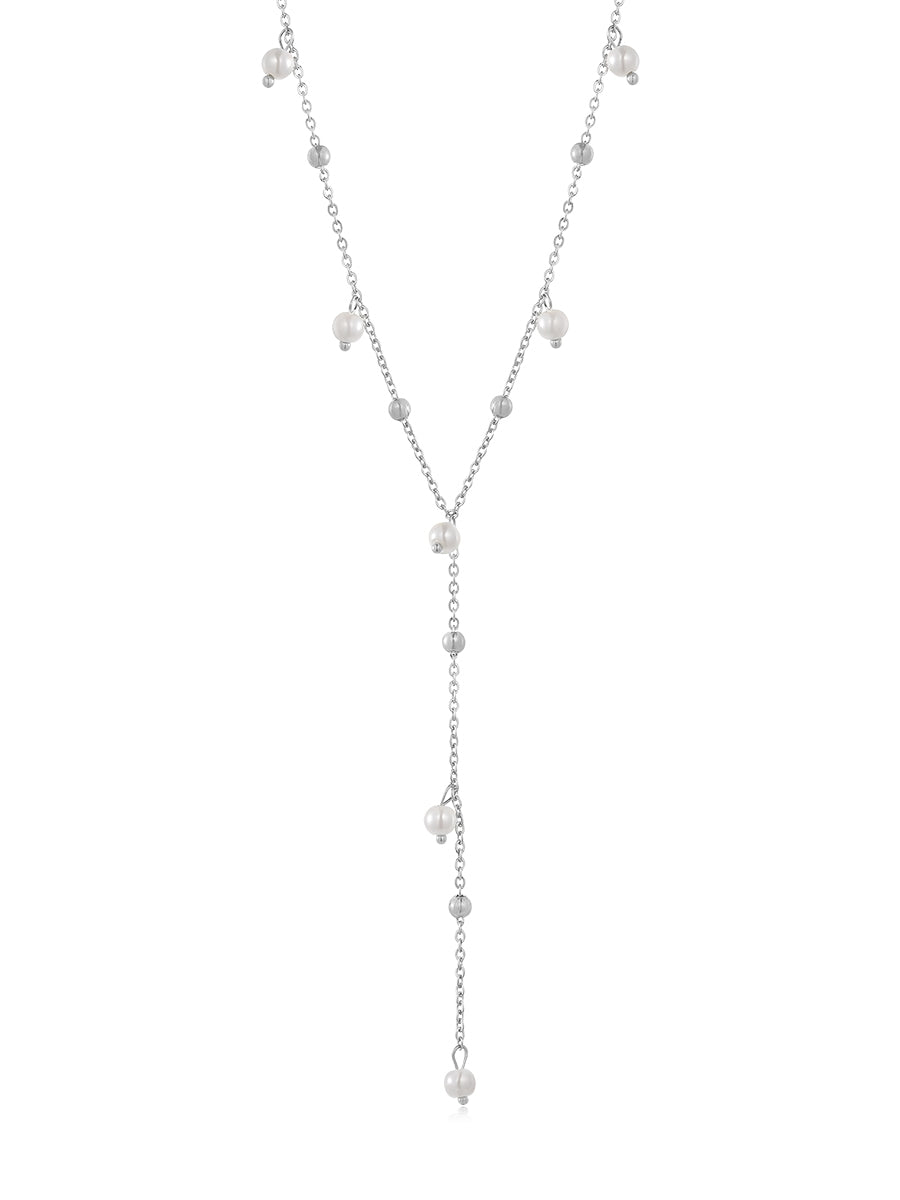 Pearl Station Kette Silber-Shopicrush