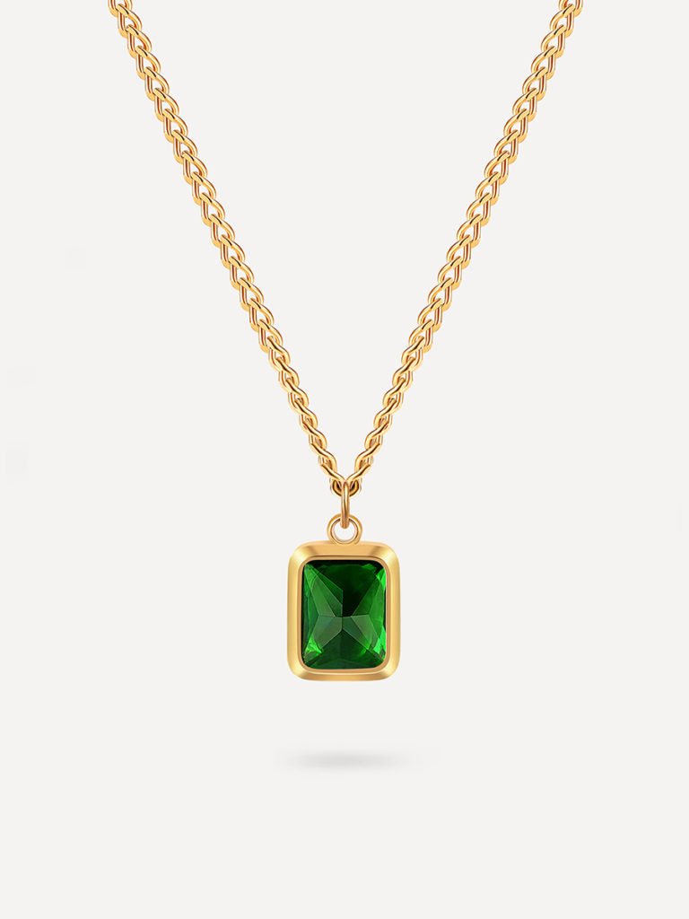 Retro Green Kette Gold - icrush - schmuck