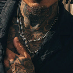 Robuste Panzerkette aus Edelstahl – 5mm - icrush - schmuck