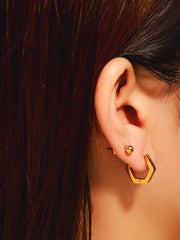 Round Ball Ohrringe Gold - icrush - schmuck