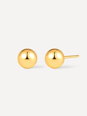 Round Ball Ohrringe Gold - icrush - schmuck