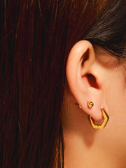 Round Ball Ohrringe Silber-Shopicrush