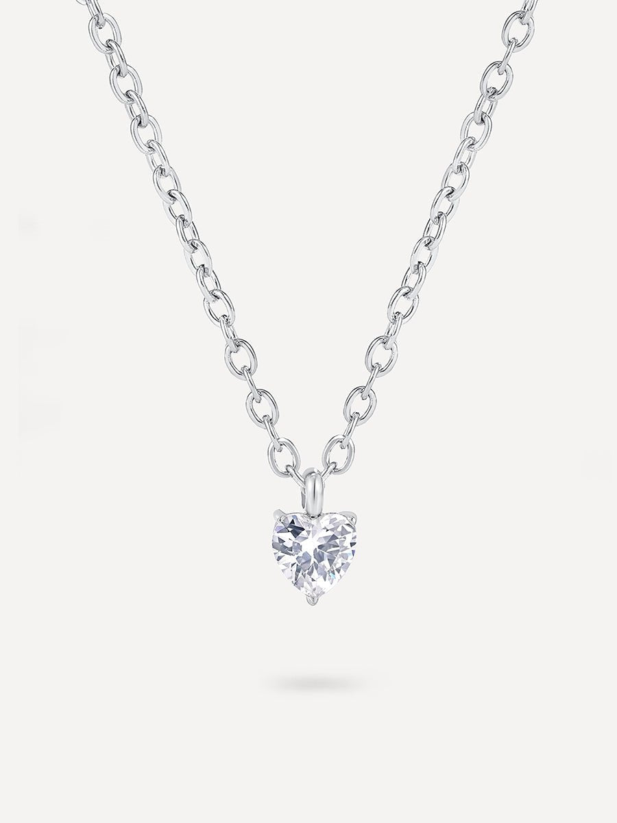 Shine Heart Kette Silber-Shopicrush