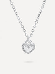 Shining Heart Kette Silber - icrush - schmuck