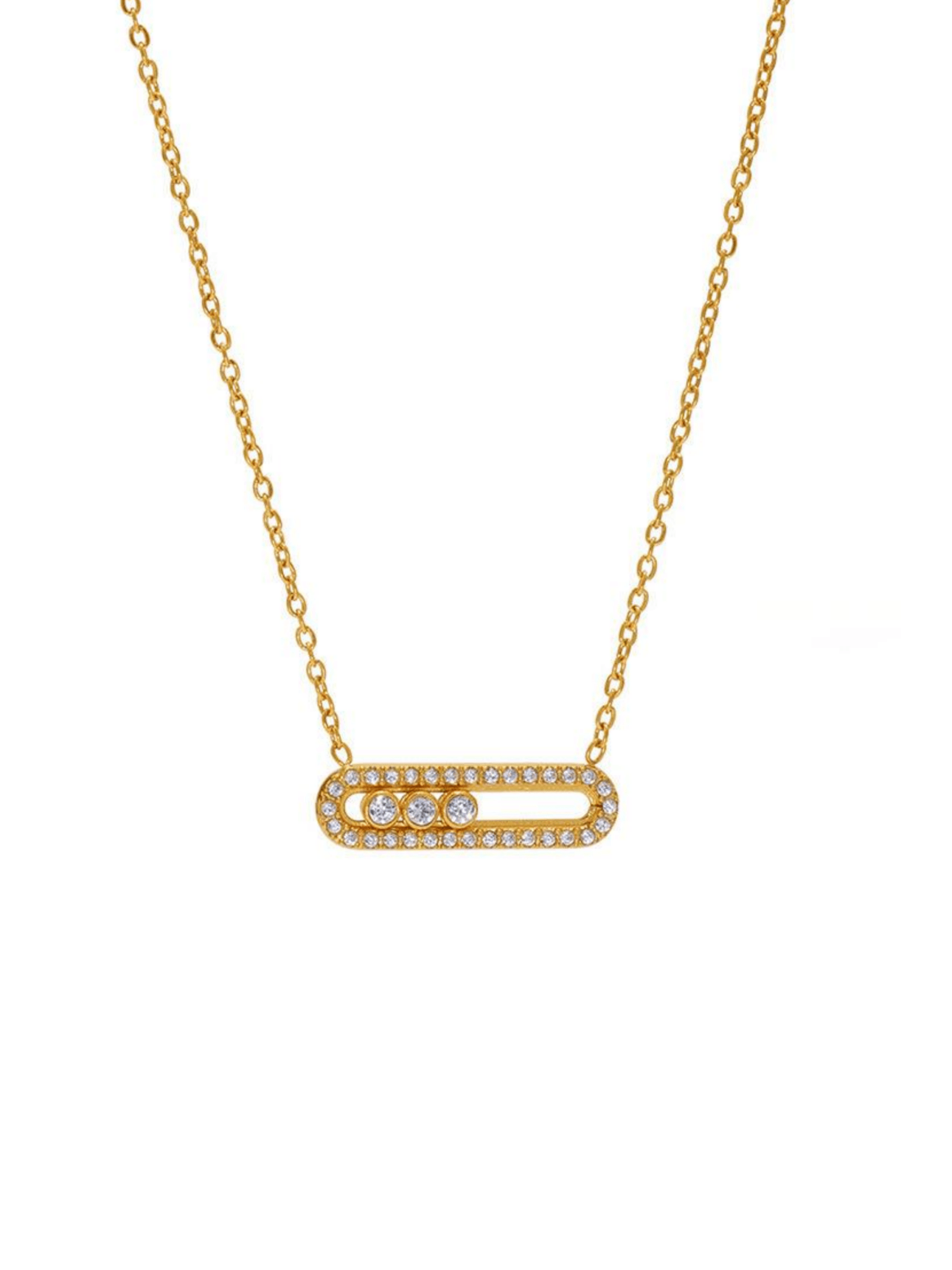 Shiny Slideable Kette - icrush - schmuck