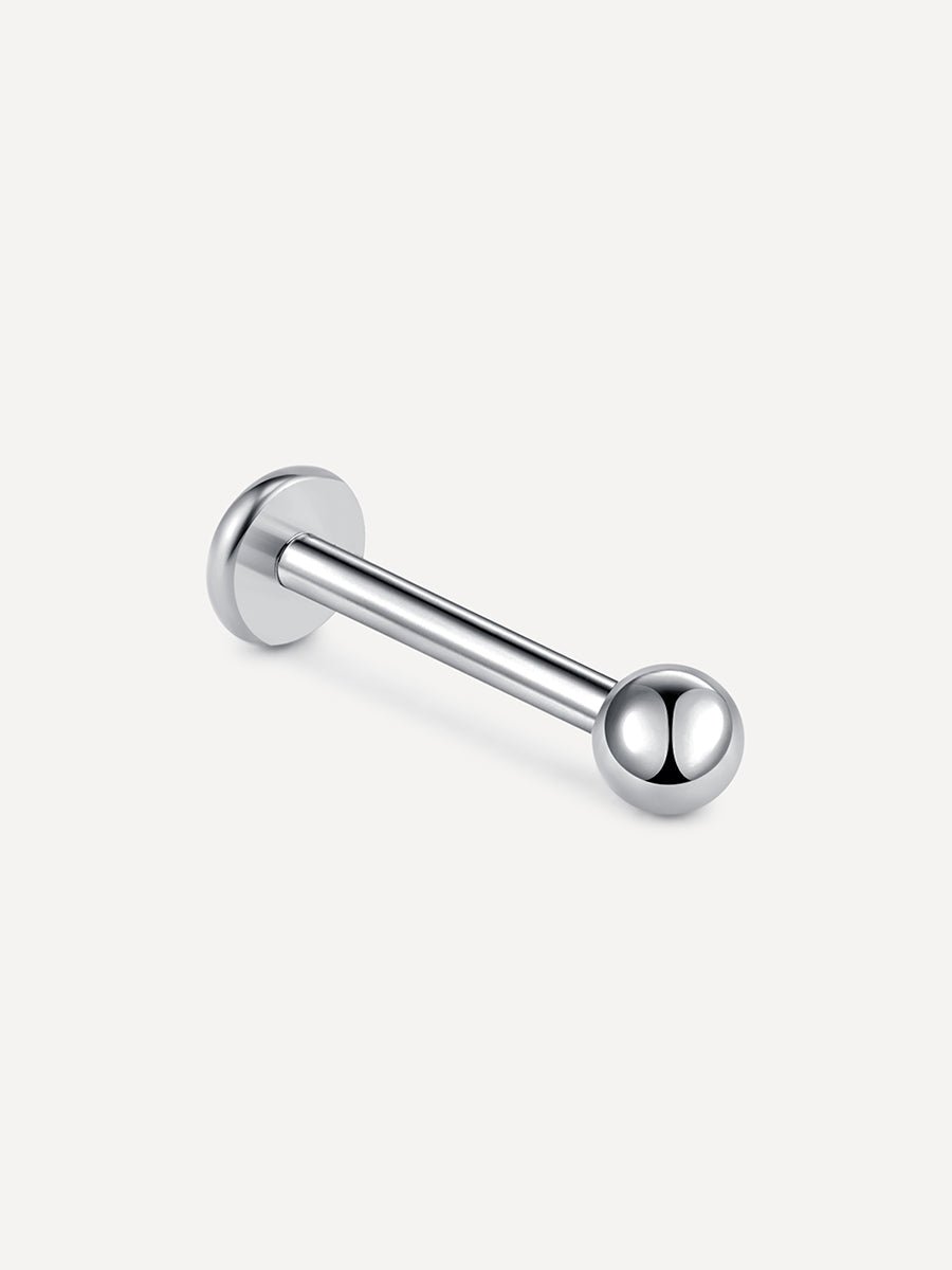 Simple Ball Titan Piercing Silber - icrush - schmuck