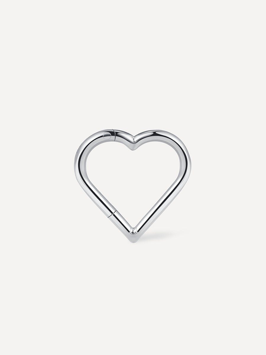 Simple Heart Titan Piercing Silber-Shopicrush