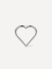 Simple Heart Titan Piercing Silber-Shopicrush
