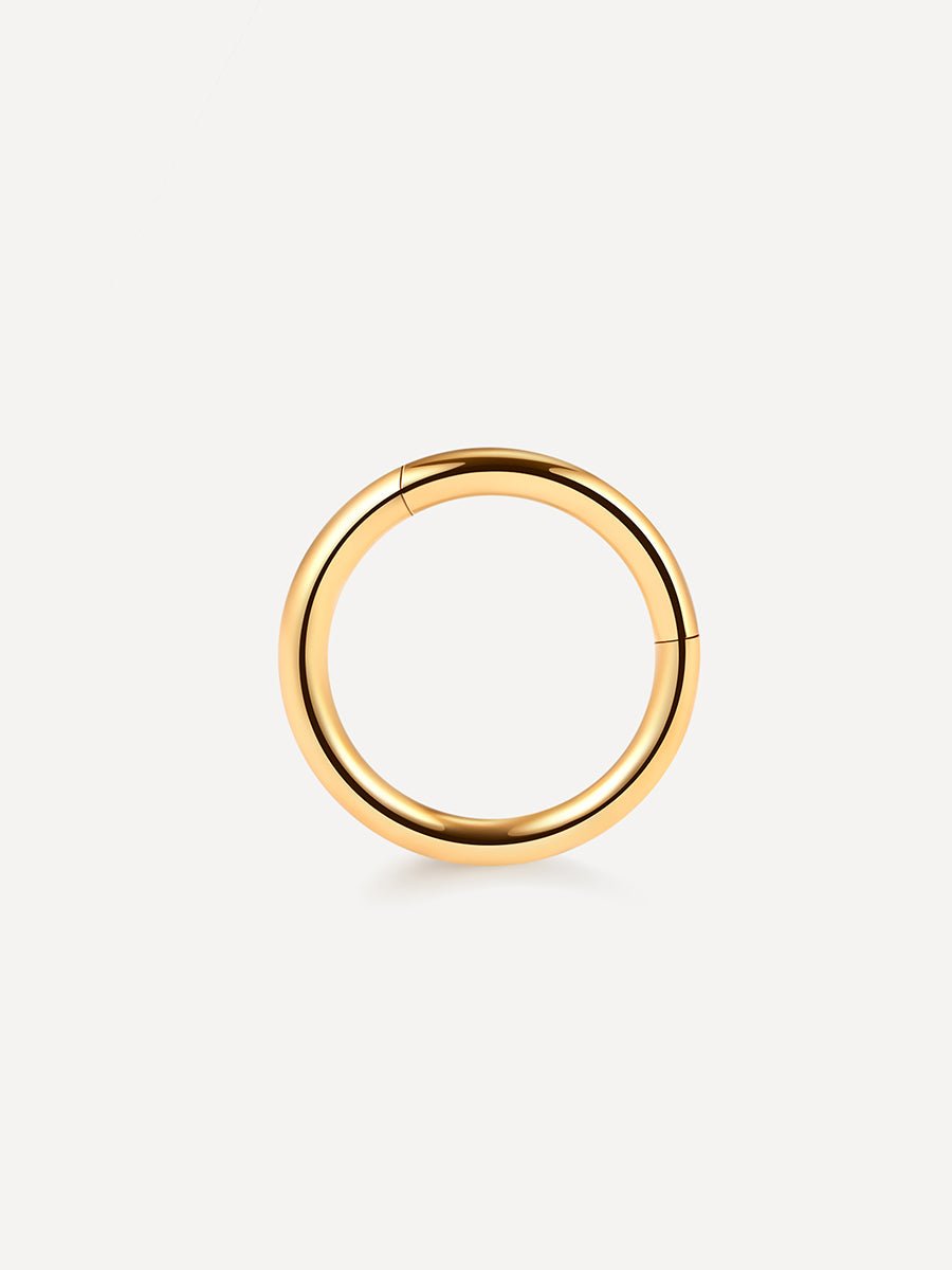 Simple Hoop Titan Piercing Gold - icrush - schmuck