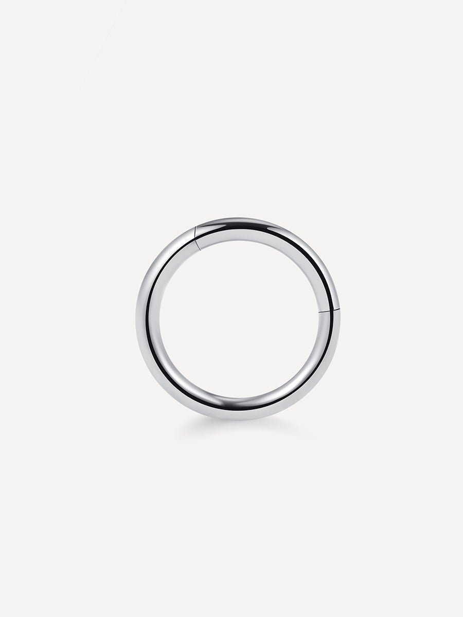 Simple Hoop Titan Piercing Silber - icrush - schmuck