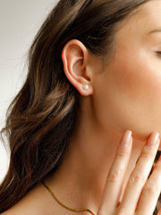 Simple Pearl Ohrringe Gold - icrush - schmuck