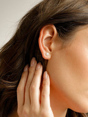 Simple Pearl Ohrringe Gold - icrush - schmuck