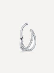 Simple Shine Titan Piercing Silber-Shopicrush