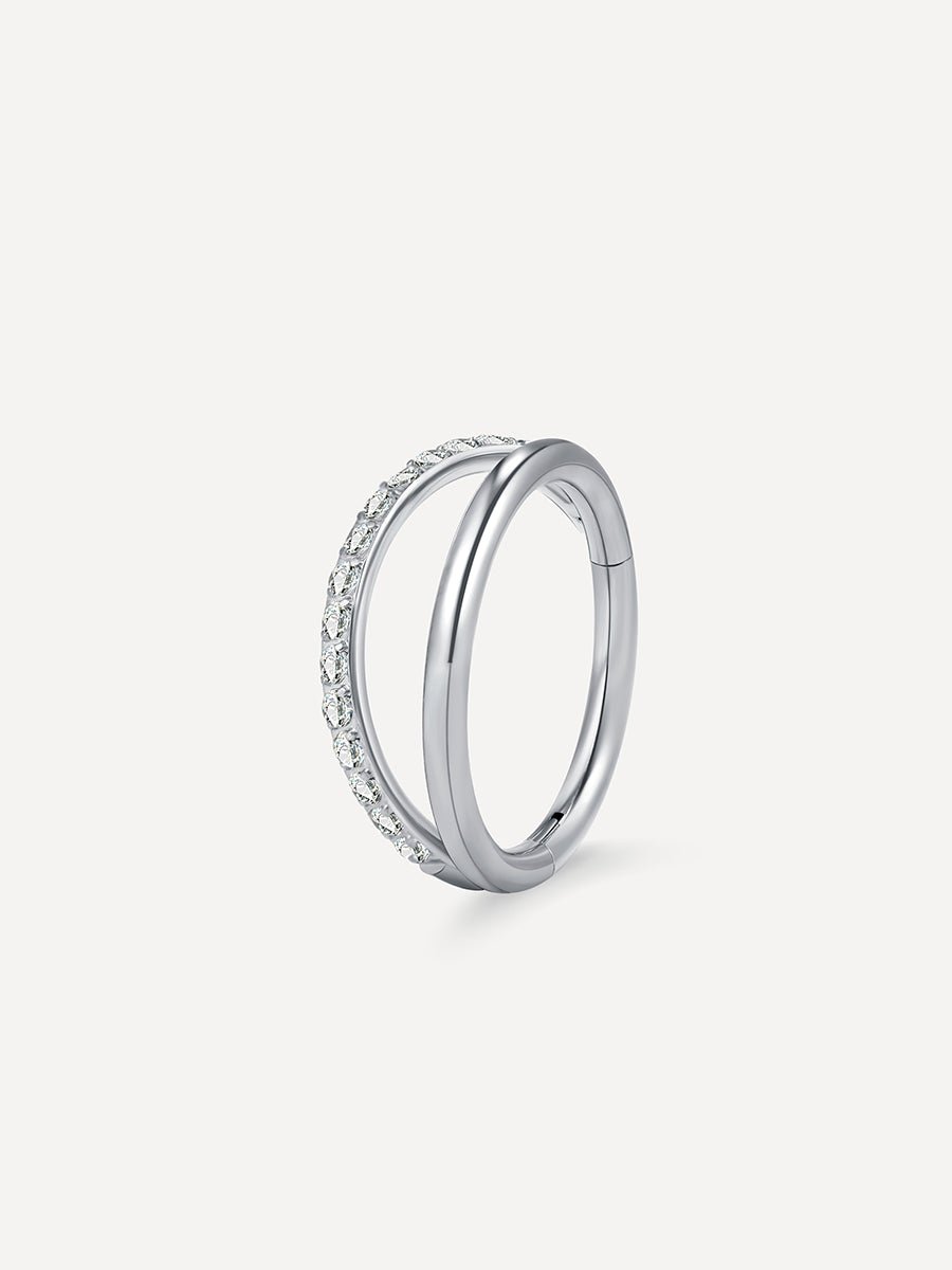 Simple Shine Titan Piercing Silber-Shopicrush