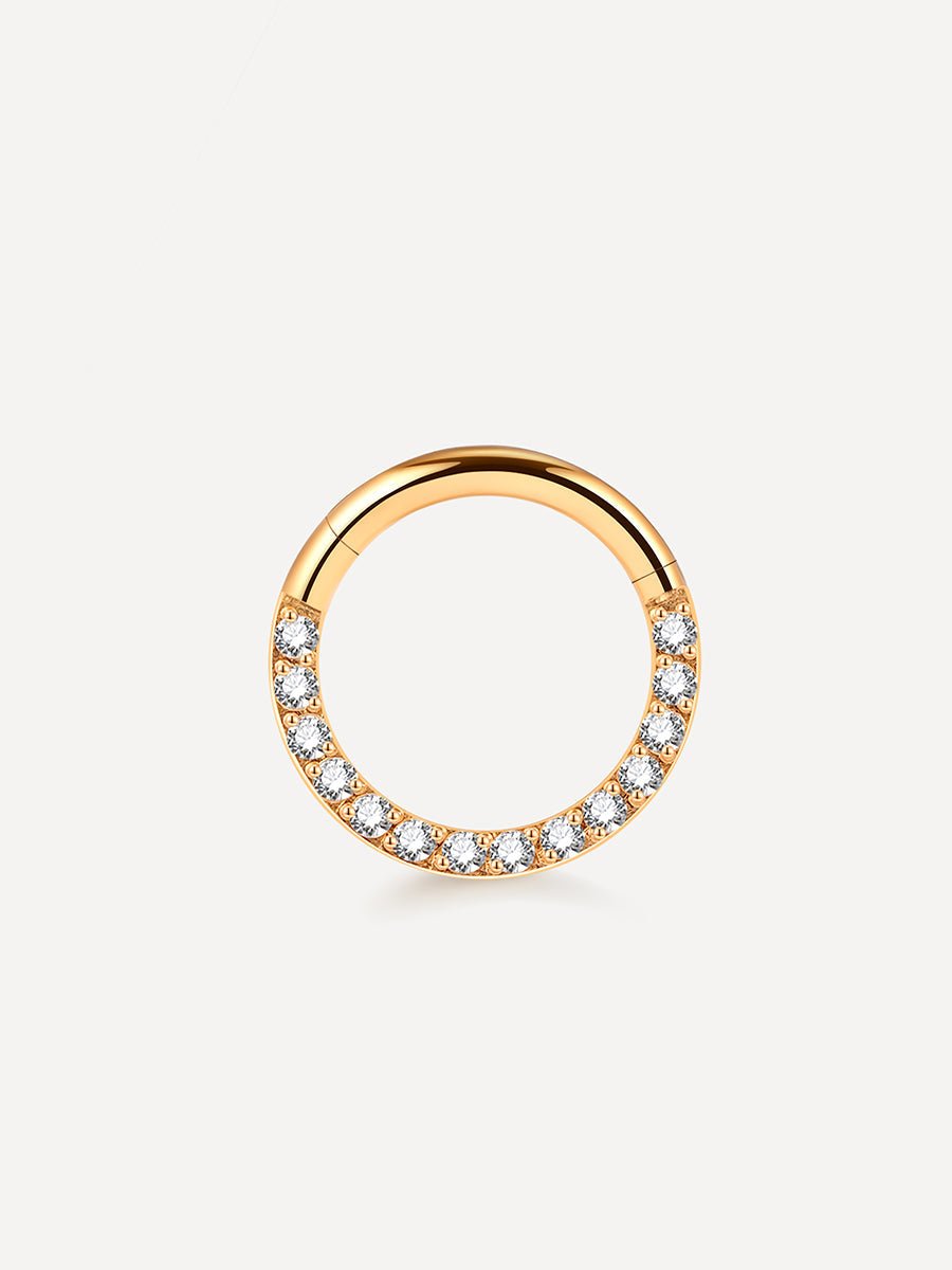 Single Glow Titan Piercing Gold - icrush - schmuck