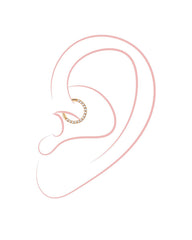 Single Glow Titan Piercing Silber-Shopicrush