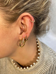 Single Glow Titan Piercing Silber - icrush - schmuck