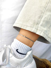 Sleek FUSSKETTCHEN Silber-Shopicrush