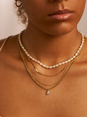 Sleek n Smooth Kette Silber-Shopicrush
