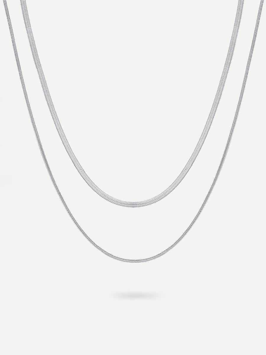 Sleek n Smooth Kette Silber-Shopicrush