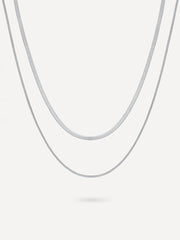 Sleek n Smooth Kette Silber-Shopicrush