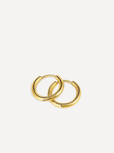 SLIM HOOP Small Ohrringe Gold-Shopicrush