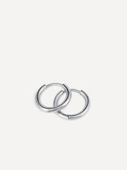 SLIM HOOP Small Ohrringe Silber - icrush - schmuck
