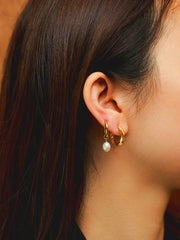 Small Twist Hoop Ohrringe Gold-Shopicrush