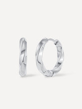 Small Twist Hoop Ohrringe Silber-Shopicrush