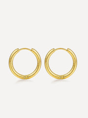 Snake Skin Ohrringe Gold-Shopicrush