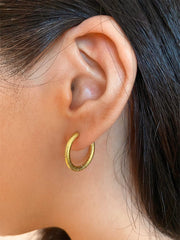 Snake Skin Ohrringe Gold-Shopicrush