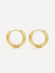 Snake Skin Ohrringe Small Gold-Shopicrush