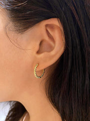 Spark Hoop Ohrringe Gold-Shopicrush