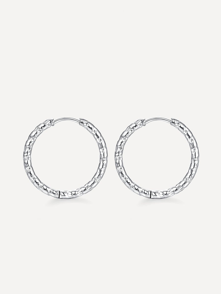 Spark Hoop Ohrringe Silber-Shopicrush